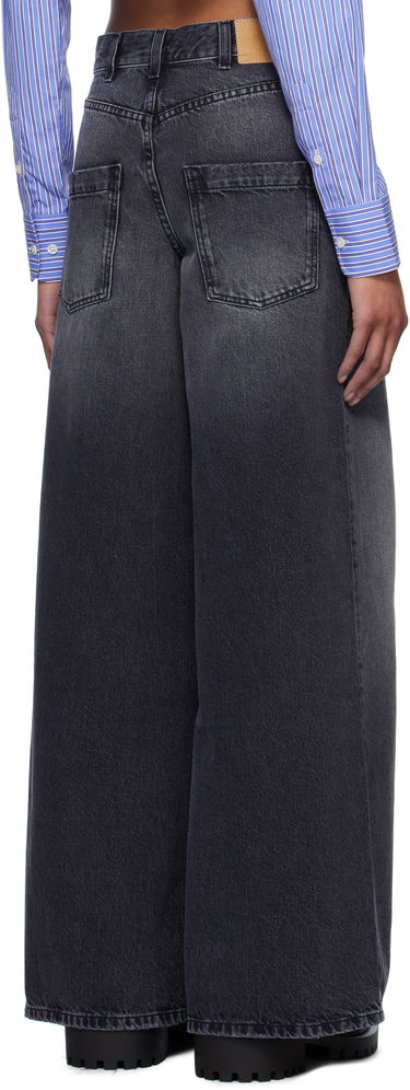 Kavbojke We11done We11done Oversized Washed Jeans Črna | WD-DP0-25-396-W-BK, 2