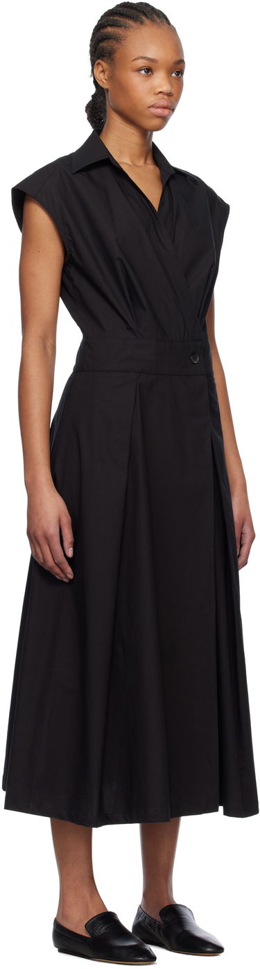 Obleke A.P.C. A.P.C. Athena Midi Dress Črna | COEVD-F35149, 1