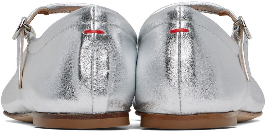 Oblačila Aeyde Aeyde Uma Ballerina Flats Kovinski | A11-FL-RAZS08FL-123-920-051, 1