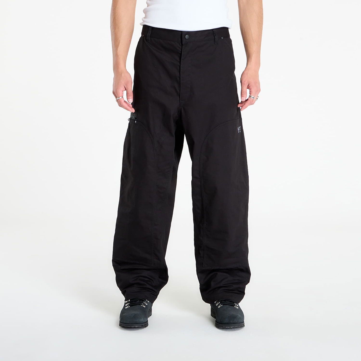 Hlače Y-3 Y-3 Twill Pants Črna | JW4622, 0
