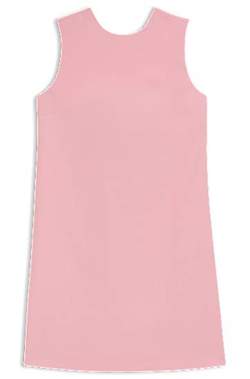 Obleke BOSS Sleeveless Shift Dress with Bow Detail Roza | 50553125