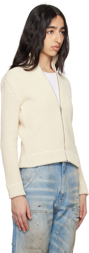 Pleteni pulover Maison Margiela MM6 Maison Margiela Slitted Camionneur Track Jacket Črna | S62AN0142 M13124, 4
