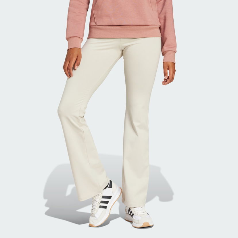 Pajkice adidas Performance Essentials Small Logo Flared Leggings Bež | JD3072