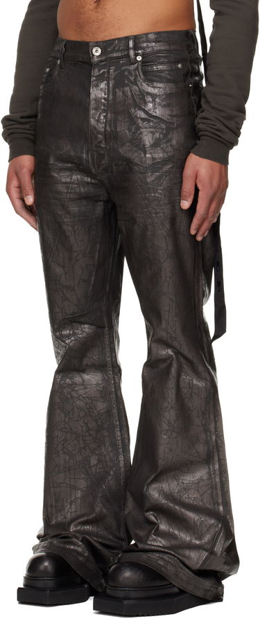 Kavbojke Rick Owens Rick Owens DRKSHDW Concordians Bolan Bootcut Jeans Kovinski | DU02E7365 SBZMC, 3