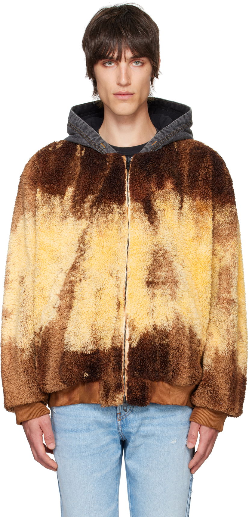 Bomber jakna Diesel Yellow S-Depla Rjava | A14392-0QKAN-7ES