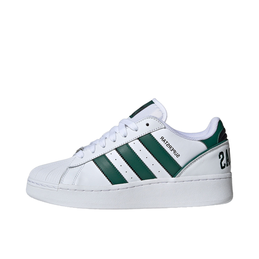 Superge in čevlji adidas Originals Superstar XLG Cloud White Collegiate Green Core Black Bela | IE0760