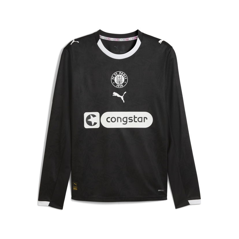 Dres Puma FC St. Pauli Third Replica Jersey Long Sleeve Črna | 783077_03