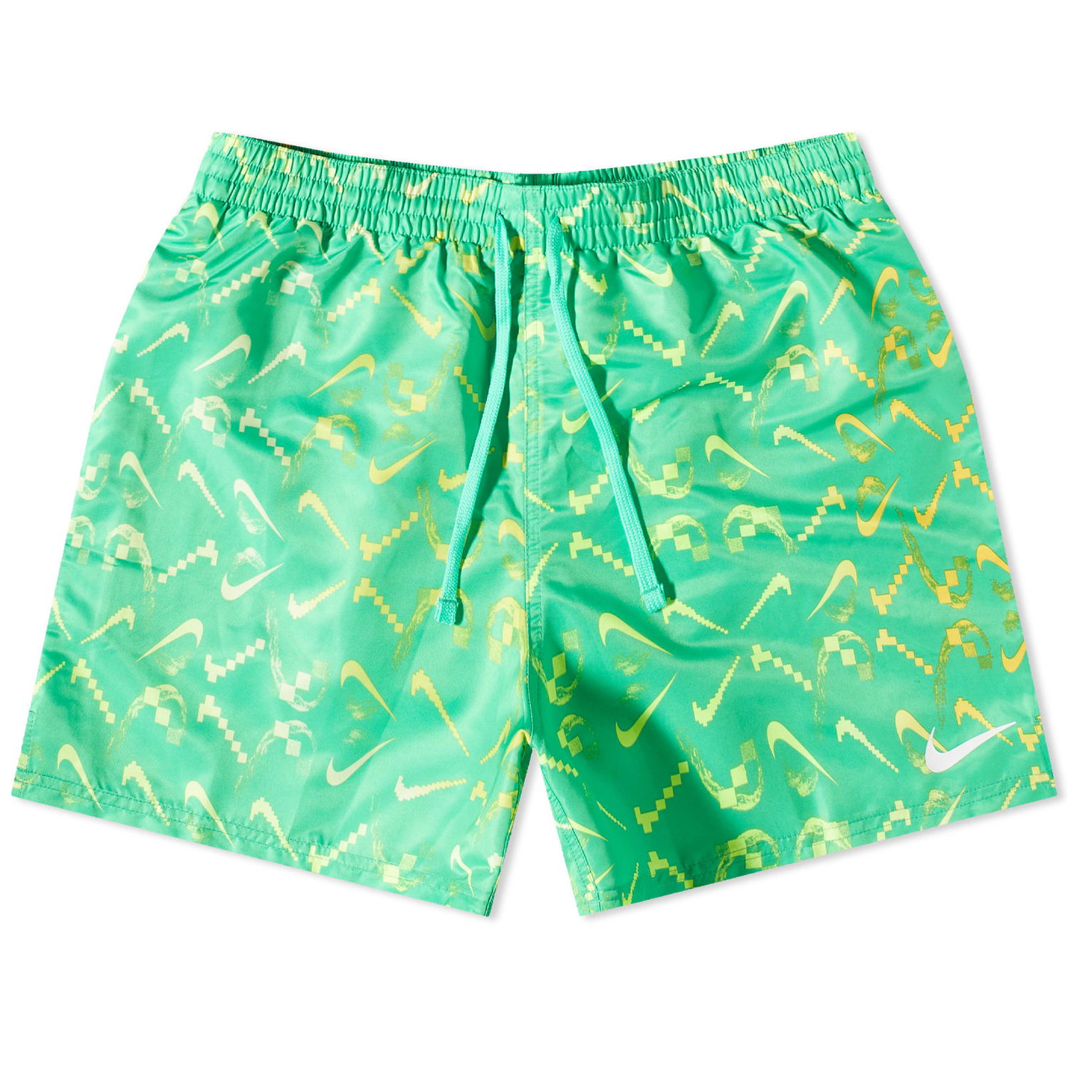 Kopalke Nike Digi Swoosh Ombre Lap 5" Shorts "Electric Algae" Zelena | NESSD517-380, 0