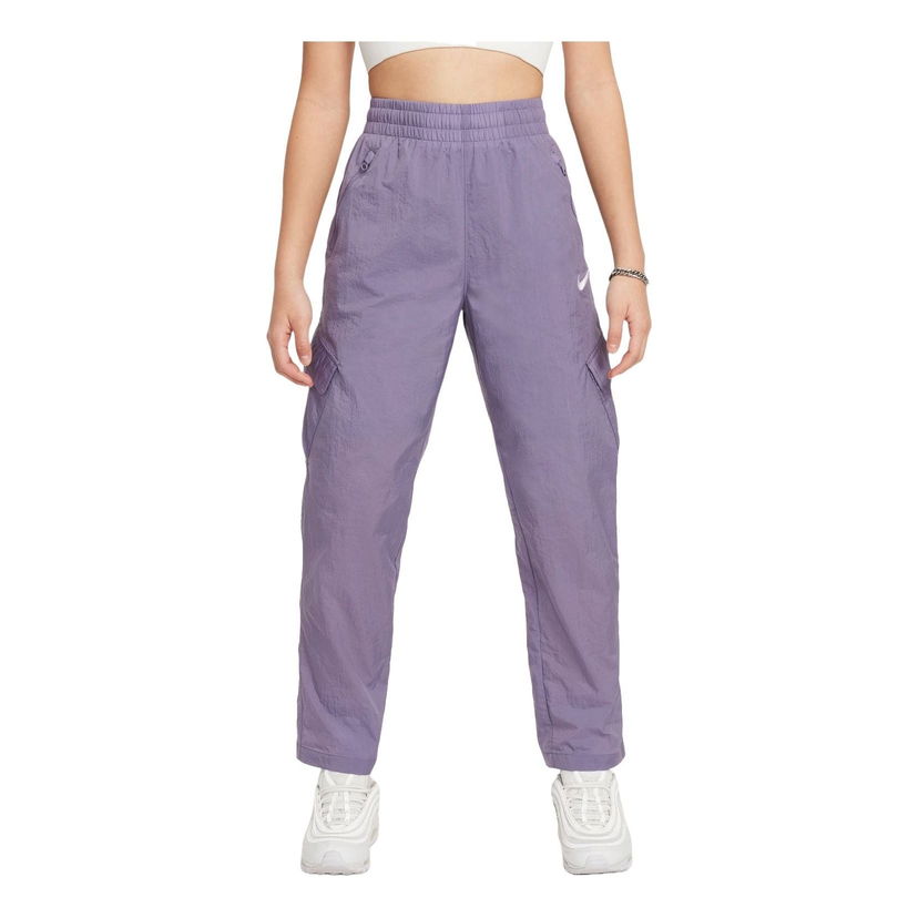 Cargo hlače Nike Nike High Waisted Woven Cargo Pants Lila | FD2951-509