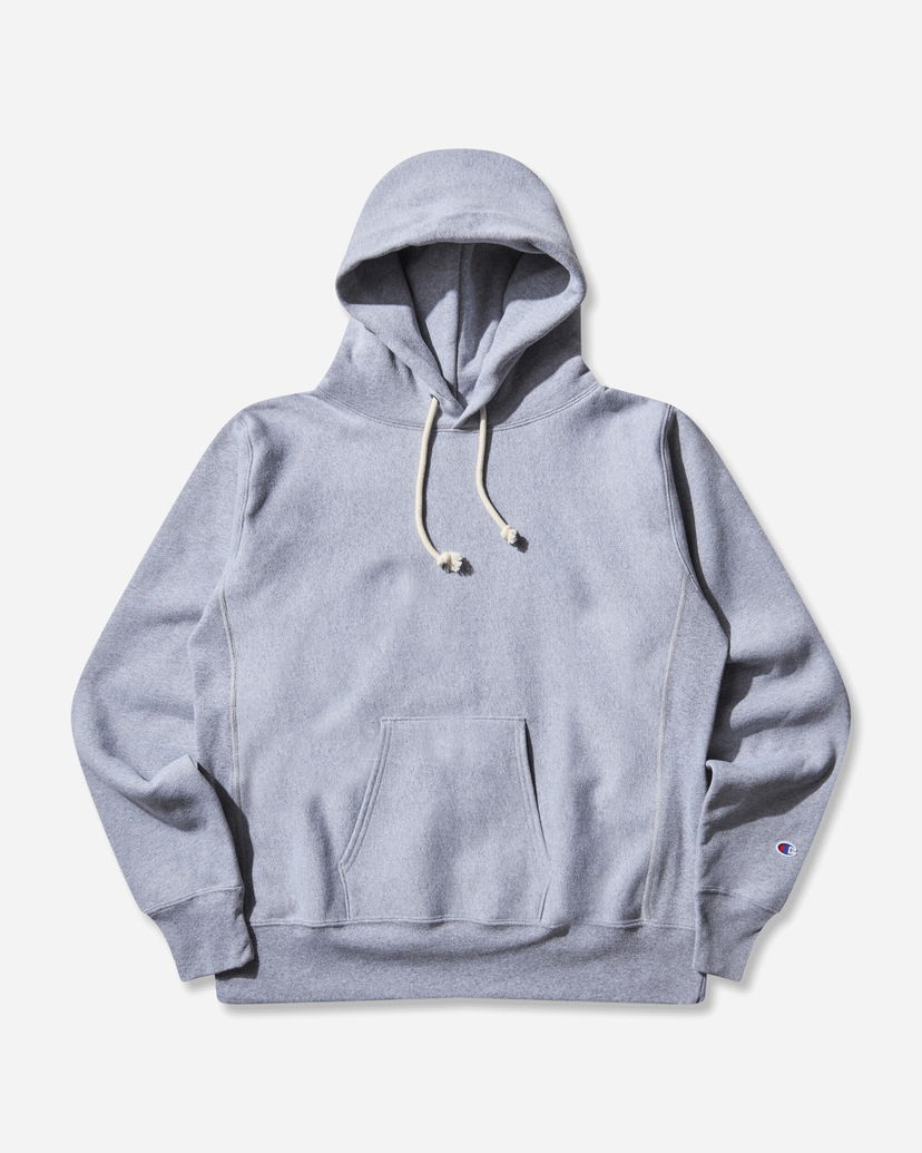 Pulover Champion Made in USA Reverse Weave Hoodie Siva | 221580 X070