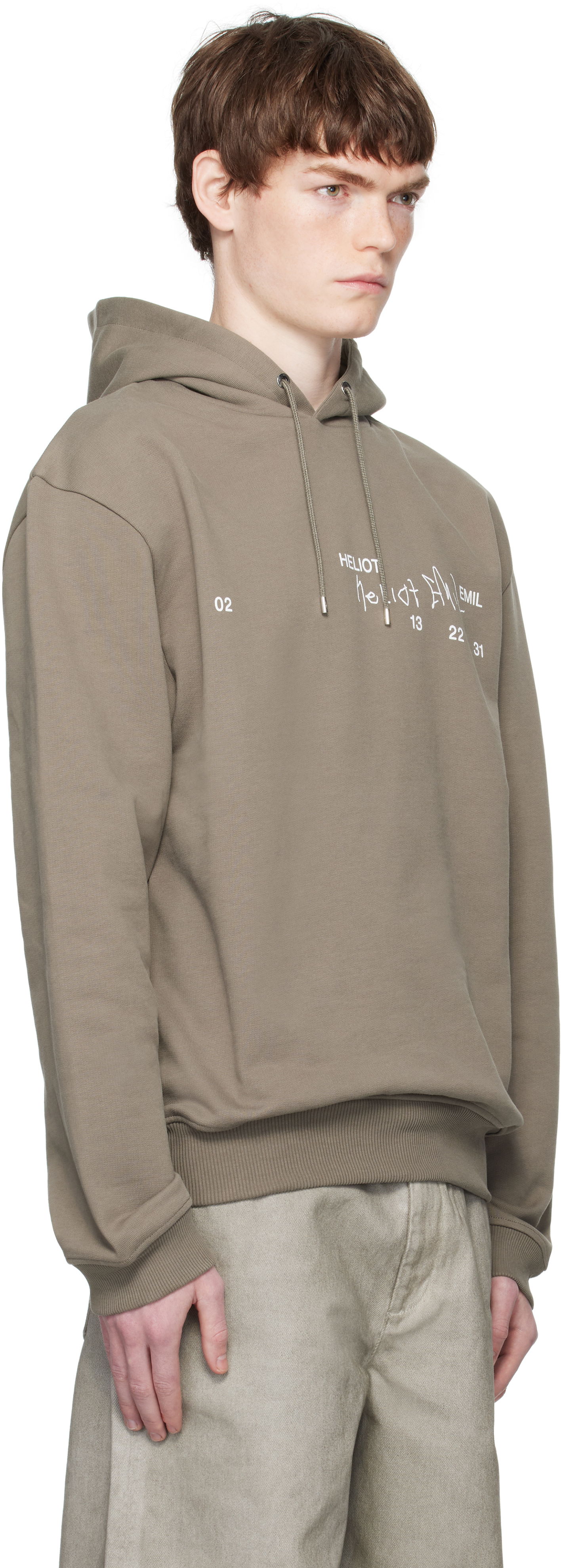 Pulover HELIOT EMIL Heliot Emil Fulgens Hoodie Siva | PREAW25_M_08_081_DST19, 1