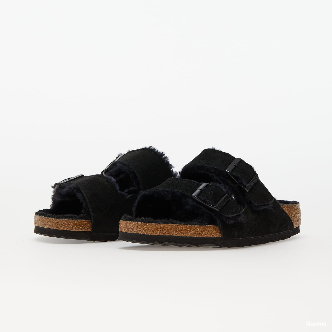 Superge in čevlji Birkenstock Arizona Shearling Črna | 0752661, 1