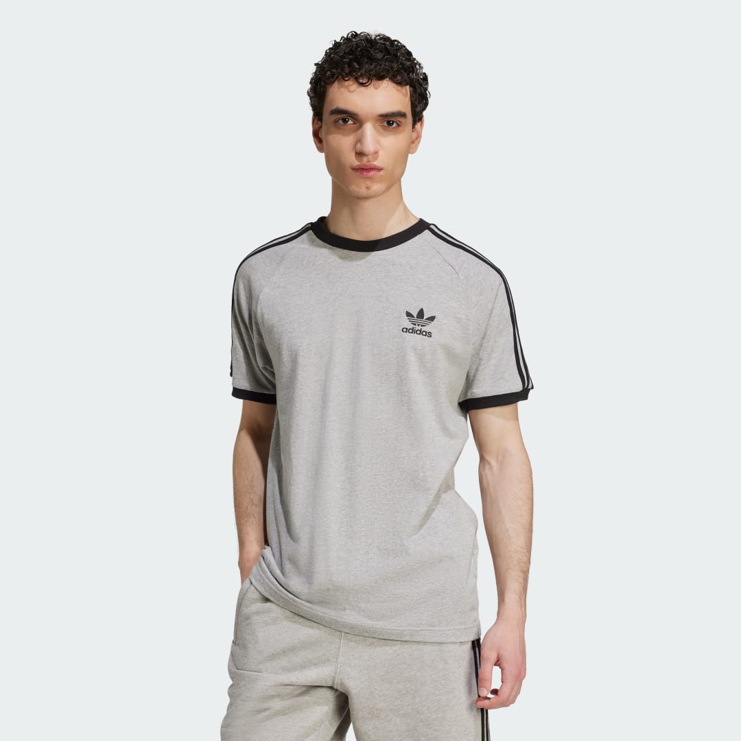 Majica adidas Performance Adicolor Classics 3-Stripes Tee Siva | JY1369, 0