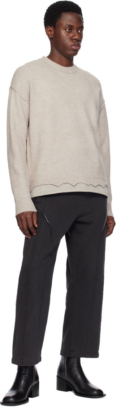 Pleteni pulover izzue Izzue Layered Sweater Bež | IZXKNN4123W4NBGT, 3