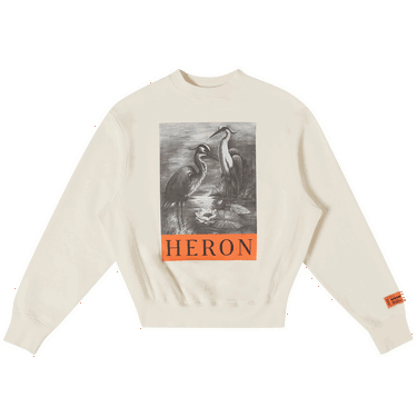 Pleteni pulover HERON PRESTON NF Heron Crewneck Bela | HWBA014C99JER0030110, 0