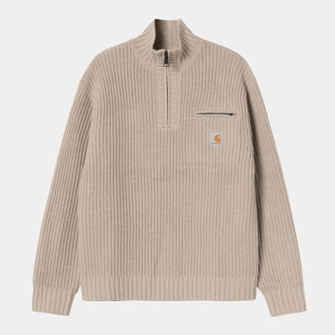 Pleteni pulover Carhartt WIP Carhartt WIP Detroit Half Zip Sweater Bež | I035398_8, 0
