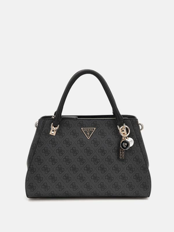 Torbica GUESS 4G Logo Satchel Črna | HWBG7879070