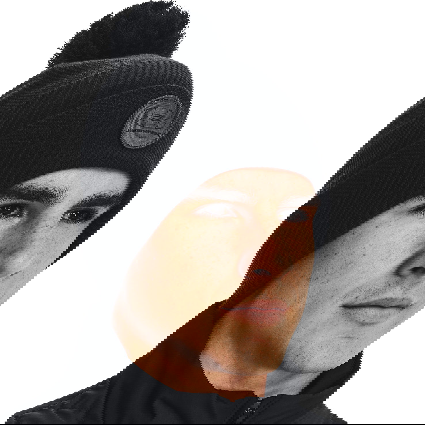 Beanie Under Armour Pom Beanie Črna | 1373107-001, 0