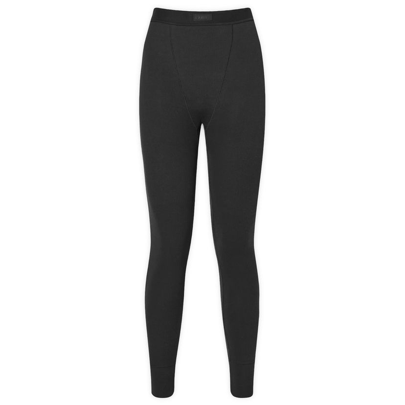 Pajkice SKIMS Rib Legging Črna | AP-LEG-0039-ST