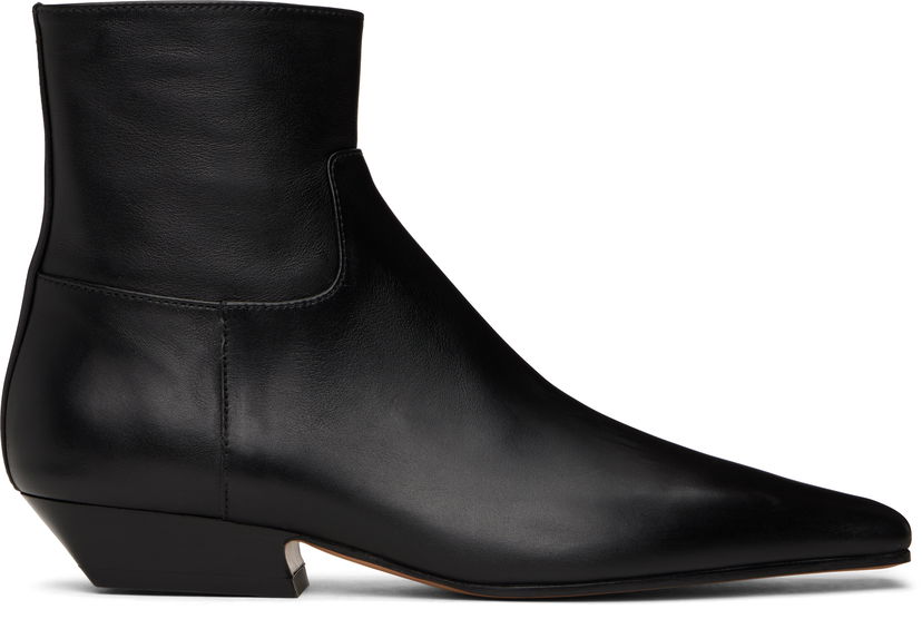 Oblačila Khaite Khaite Marfa Ankle Boots Črna | F1066-824