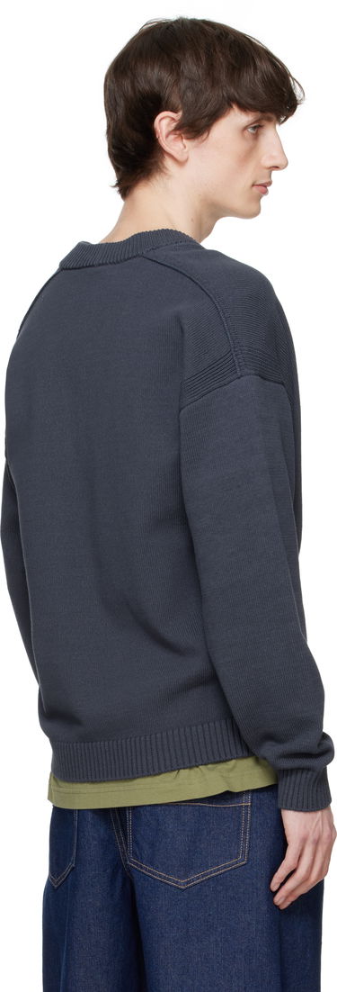 Pleteni pulover MAISON KITSUNÉ Maison Kitsuné Bold Fox Head Patch Comfort Cardigan Siva | OM00502KT1099, 2