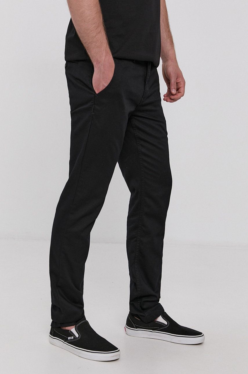 Hlače Vans Authentic Chino Slim Pants Črna | VN0A5FJ7BLK1, 0