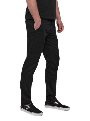 Hlače Vans Authentic Chino Slim Pants Črna | VN0A5FJ7BLK1