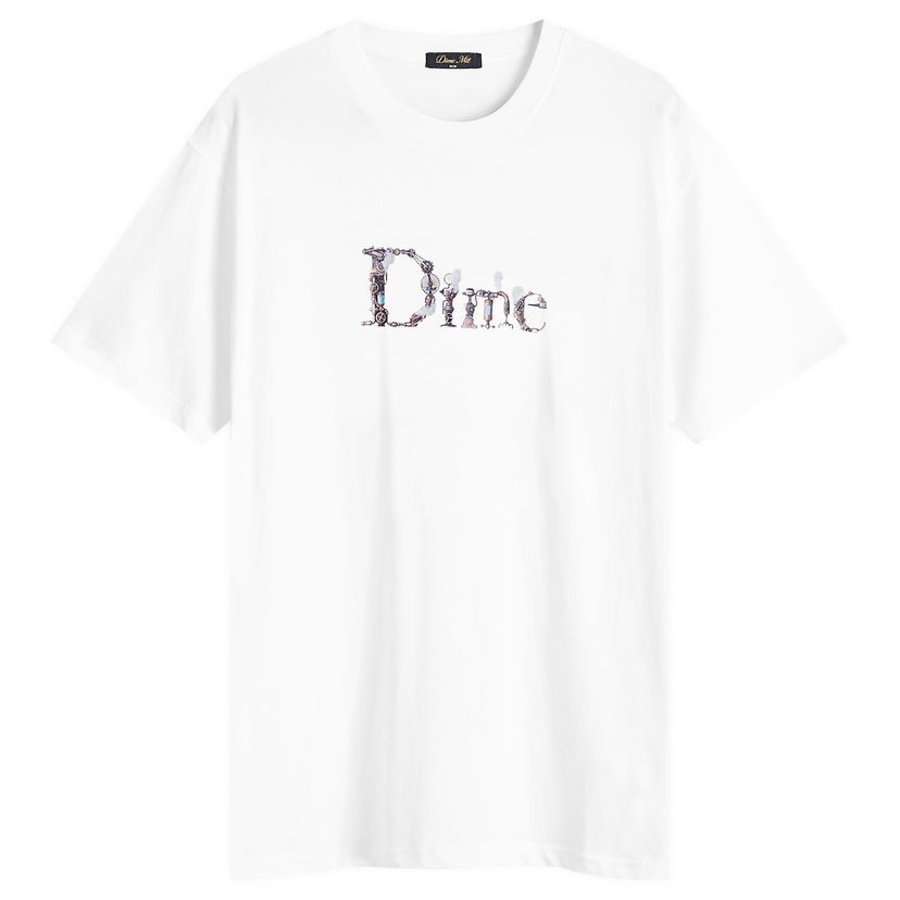 Majica Dime Dime Classic Steampunk T-Shirt Size Large Bela | DIMESP2551WHT