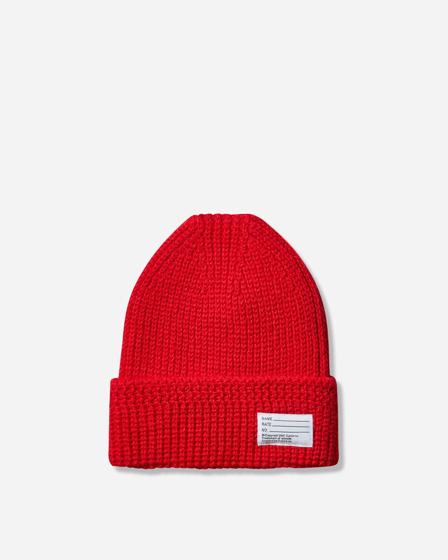 Beanie visvim Knit Wool Beanie Rdeča | 0125203003010 2, 1