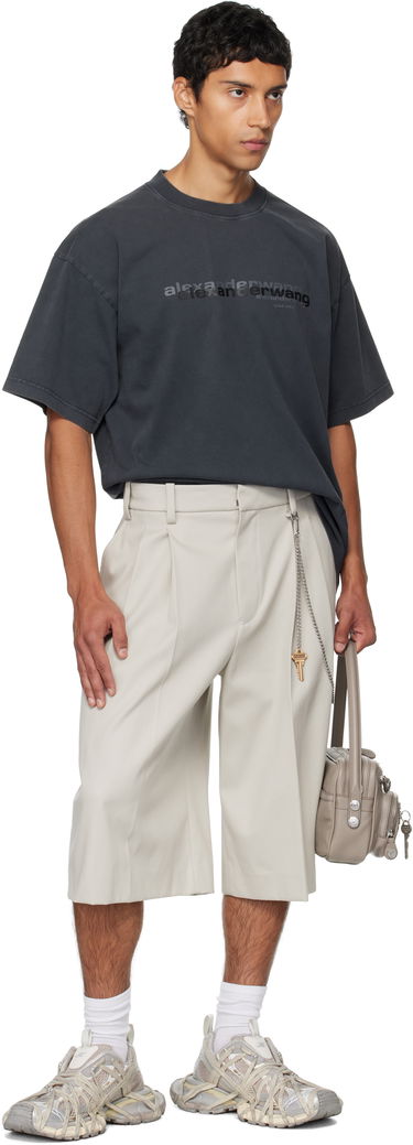 Majica Alexander Wang Alexander Wang Short Sleeve T-Shirt Siva | UCC3251847, 4