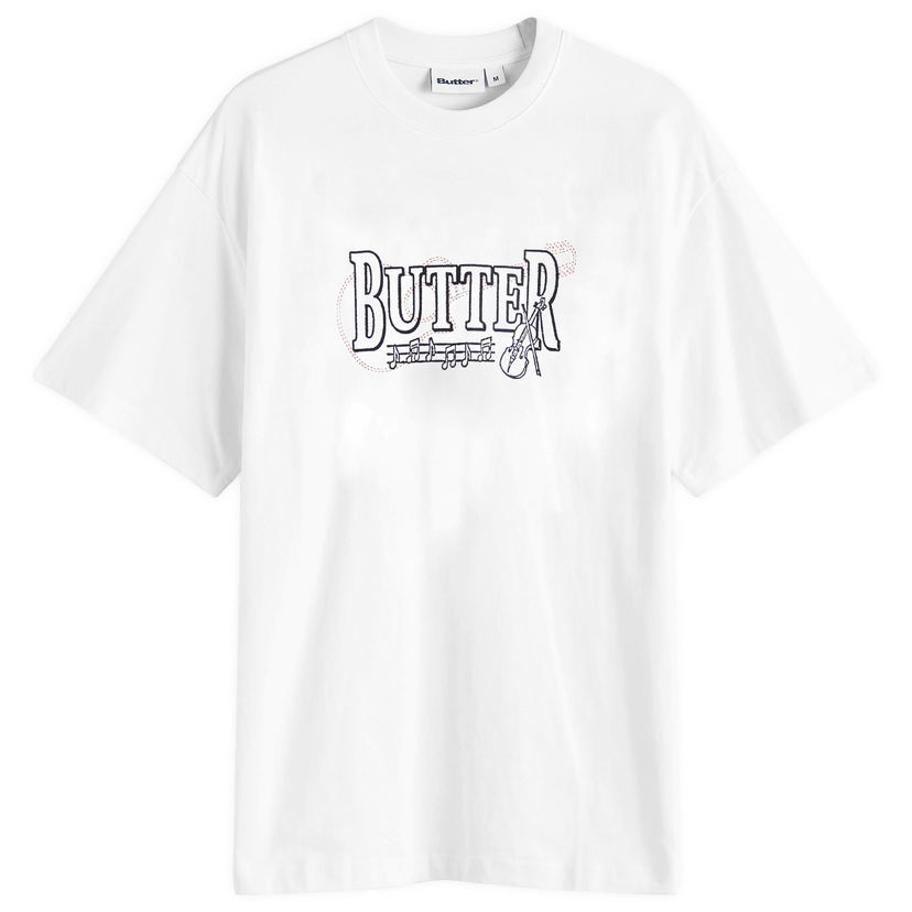 Majica Butter Goods Arrangement Graphic T-Shirt Bela | BGQ4240271-WHT