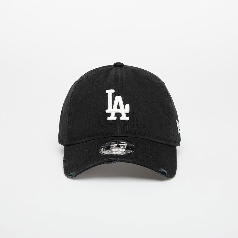 Kapa New Era Distressed 9TWENTY Los Angeles Dodgers Adjustable Cap Črna | 60595229