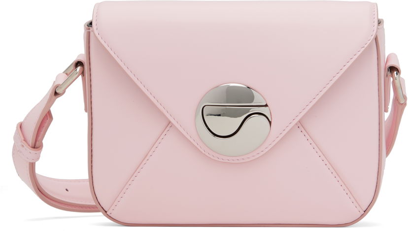Torba za čez ramo Coperni Coperni Mini Mail Box Bag Roza | COPBA89F6004