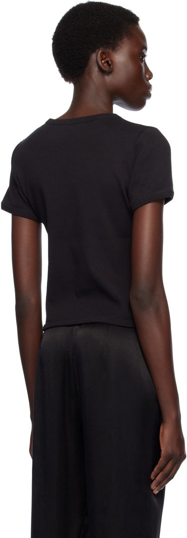 Majica The Row The Row Torya Fitted Ribbed T-Shirt Črna | 9062-K660, 2