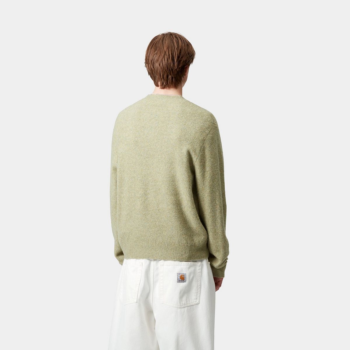 Pleteni pulover Carhartt WIP Carhartt WIP Curtis Sweater Zelena | I035394_24, 1