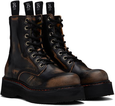 Oblačila R13 R13 Single Stack Boots Črna | R13WS025-R01, 3