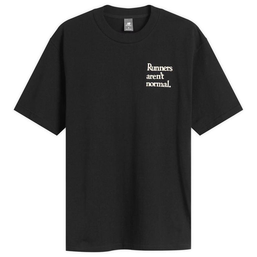Majica New Balance Runners Arent Normal T-Shirt Črna | MT53921-BK