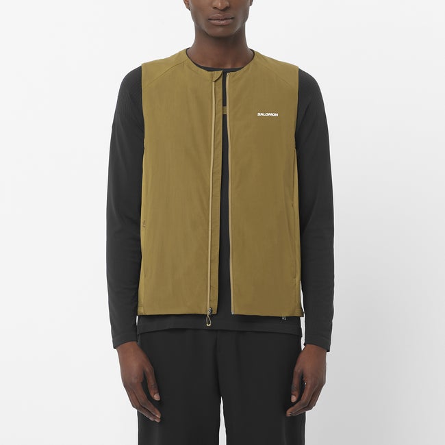 Telovnik Salomon Mountain Flex Hybrid Vest Zelena | LC2650600