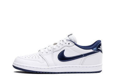 Superge in čevlji Jordan Air Jordan 1 Low '85 "Metallic Navy" Bela | FB9933-141, 2