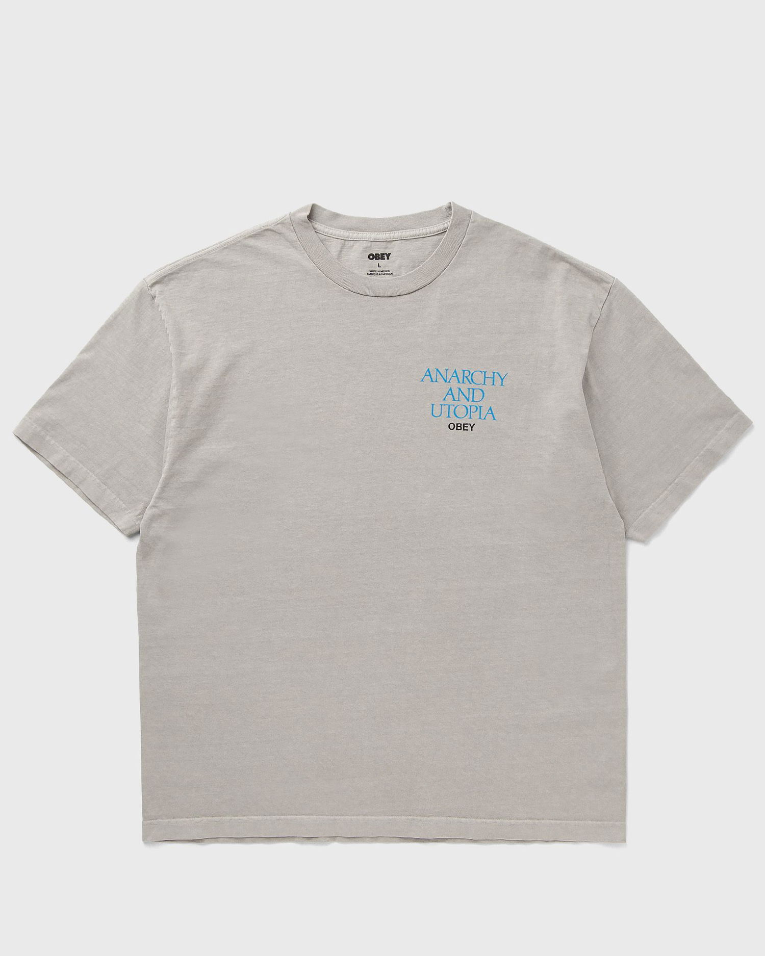 Majica OBEY Obey Anarchy & Utopia T-Shirt Siva | 167924098-SIG, 1