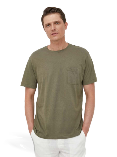 Majica United Colors of Benetton Pocket Tee Zelena | 3P7XU105T.1Z9