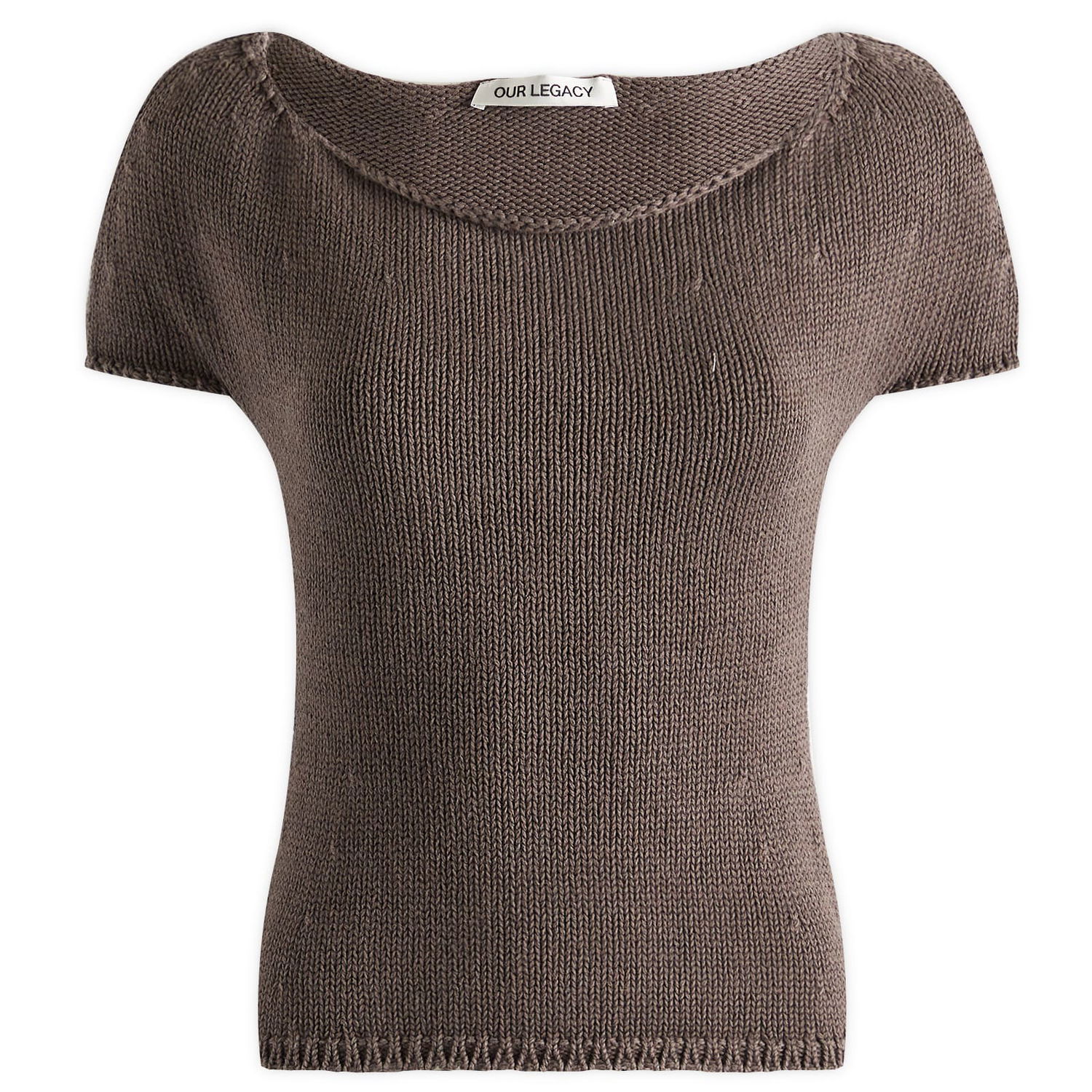 Pleteni pulover OUR LEGACY Our Legacy Women's Knitted Tank Top Rjava | W2253SW, 1