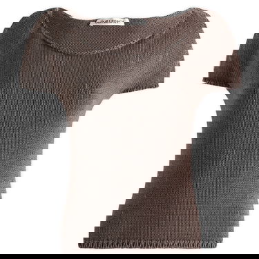 Pleteni pulover OUR LEGACY Our Legacy Women's Knitted Tank Top Rjava | W2253SW, 1