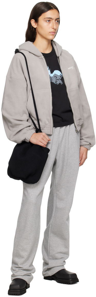 Torba za čez ramo We11done We11done Mini Touch Knit Shoulder Bag Črna | WD-AB3-23-481-U-BK, 3