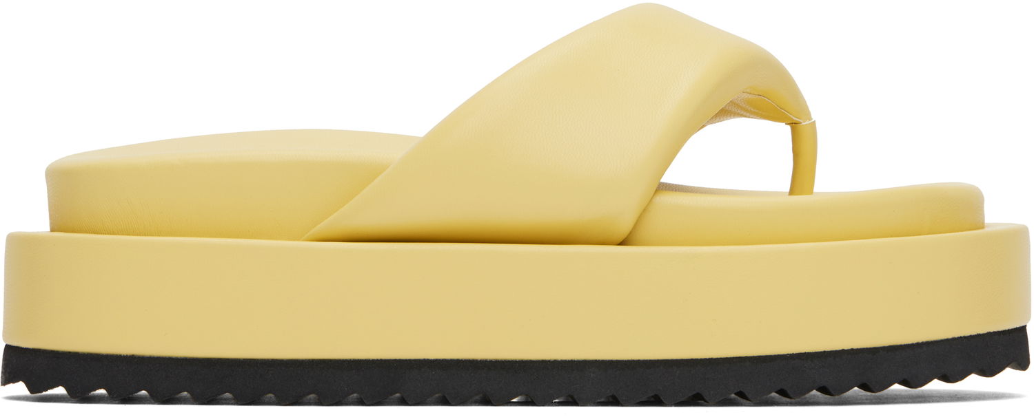 Oblačila STAND STUDIO Stand Studio Eden Platform Flip-Flops Rumena | 66467-8250, 0