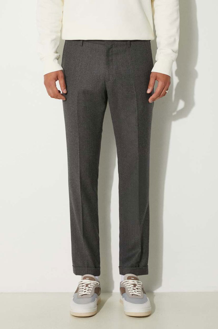 Hlače Paul Smith Paul Smith Chinos Wool Trousers Siva | M1R.150M.G00109