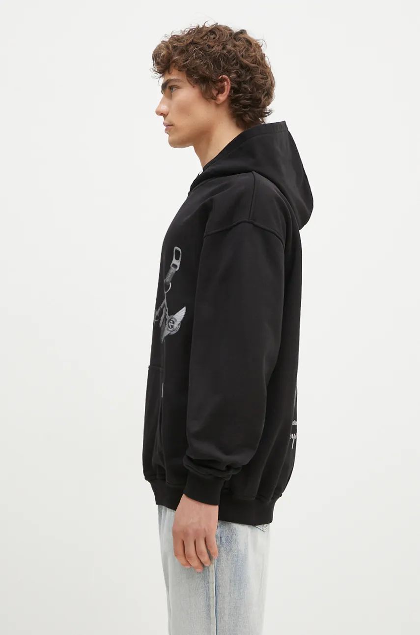 Pulover Represent Clo Represent Keys To The Club Hoodie With Print Črna | MLM4240.001, 1