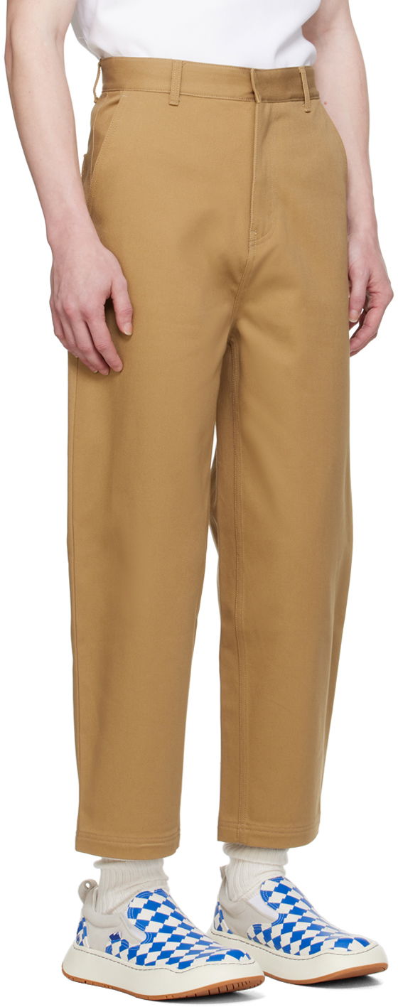 Hlače ADER ERROR Tapered Cropped Trousers Bež | BMSGFYBT0101BG, 1