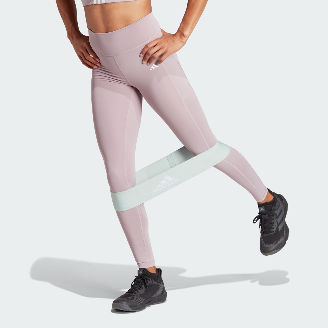 Pajkice adidas Performance Optime Full-Length Leggings Roza | IT9107, 1