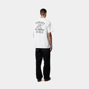 Majica Carhartt WIP Carhartt WIP Cabinetry Short Sleeve T-Shirt Bela | I034779_7, 2